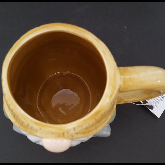 NEW Hobby Lobby Yellow Figural Autumn Gnome Mug 17 Oz Ceramic - Picture 4 of 5